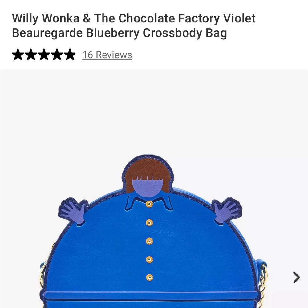 Violet Beauregarde Hot Topic Crossbody Bag - Picture 4 of 5